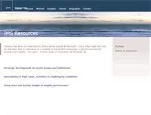 Tablet Screenshot of jmsresources.com
